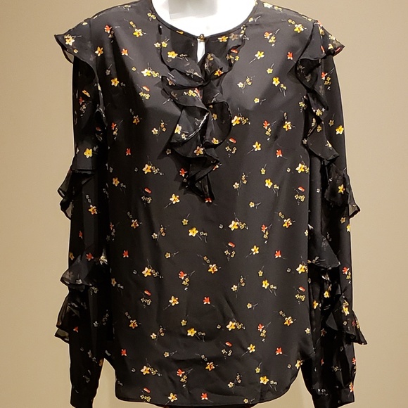 Ralph Lauren Floral Georgette Blouse NWT! - Picture 4 of 7